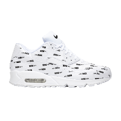 Pre-owned Nike Air Max 90 Premium 'just Do It' In White | ModeSens