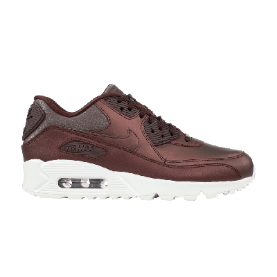 Pre-owned Nike Wmns Air Max 90 Premium 'metallic Mahogany' In Red | ModeSens