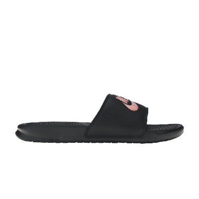 Pre-owned Nike Wmns Benassi Jdi Slides 'black'