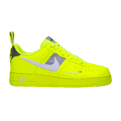 Pre-owned Nike Air Force 1 '07 Lv8 'overbranding' In Yellow