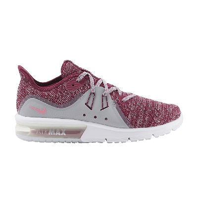 Pre-owned Nike Wmns Air Max Sequent 3 'bordeaux' In Red