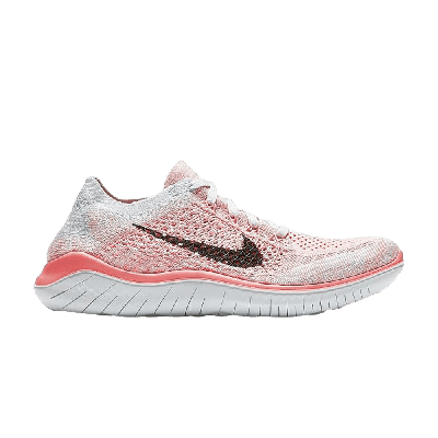 Pre-owned Nike Wmns Free Rn Flyknit 2018 'crimson Pulse' In Pink