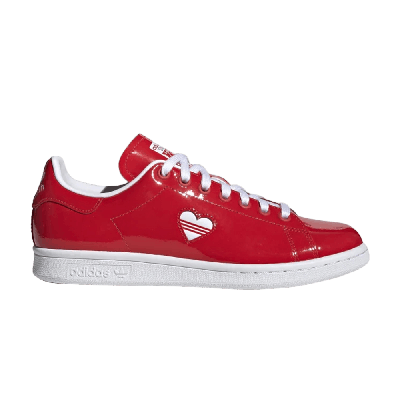 Pre-owned Adidas Originals Wmns Stan Smith 'valentine's Day' In Red