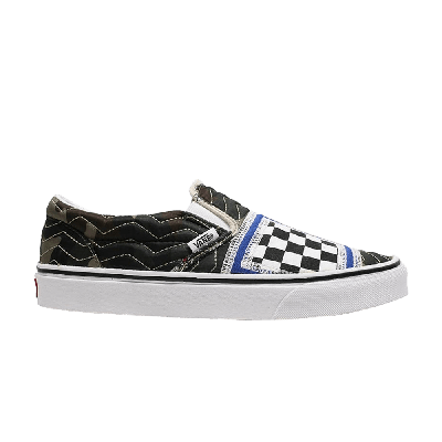 Pre-owned Vans Slip-on 'mixed Quilting' In Black