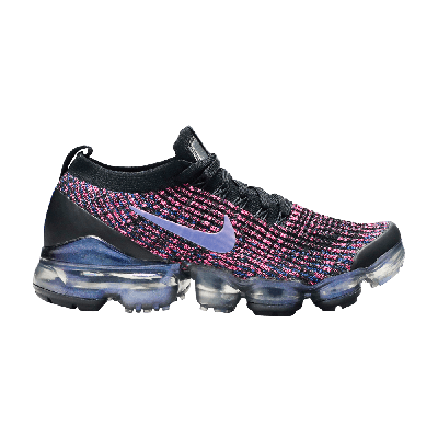 Pre-owned Nike Wmns Air Vapormax Flyknit 3 'throwback Future' In Black
