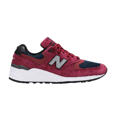 Pre-owned New Balance 999 Made In Usa 'burgundy Navy' In Red | ModeSens