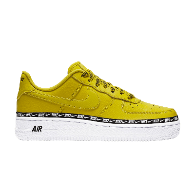 Pre-owned Nike Wmns Air Force 1 Low Se Premium 'overbranding Bright Citron' In Yellow