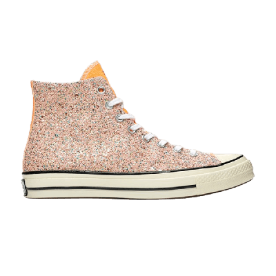 Pre-owned Converse Jw Anderson X Chuck 70 Hi 'glitter Pack - Nasturtium' In Pink