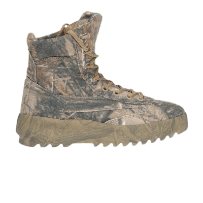 Pre-owned Yeezy Season 5 Military Boot 'camo' In Brown