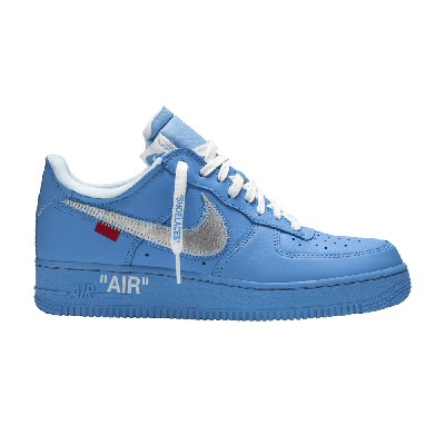 Pre-owned Nike Off-white X Air Force 1 Low '07 'mca' In Blue