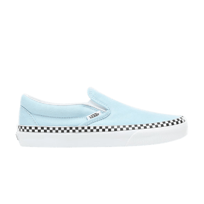 Pre-owned Vans Classic Slip-on 'check Foxing' In Blue