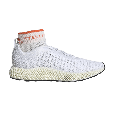 Pre-owned Adidas Originals Stella Mccartney X Wmns Alphaedge 4d 'core White True Orange'