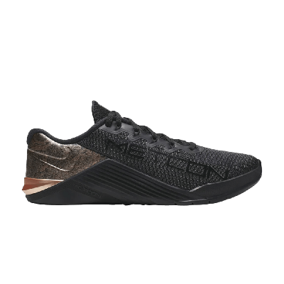 Pre-owned Nike Wmns Metcon 5 'black Rose Gold'