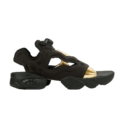 Pre-owned Reebok Wmns Instapump Fury Sandal Mag 'black Gold'