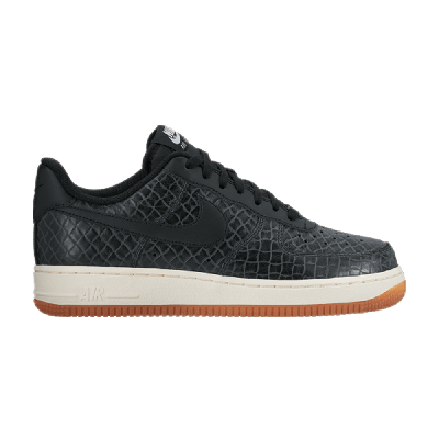 Pre-owned Nike Wmns Air Force 1 Low '07 Premium 'black'