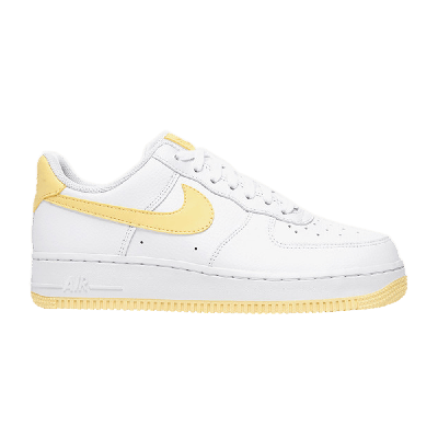 Pre-owned Nike Wmns Air Force 1 Low '07 'bicycle Yellow' In White