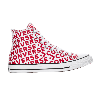 Pre-owned Converse Chuck Taylor All Star High 'wordmark' In White | ModeSens