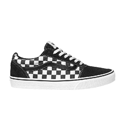 Pre owned Vans Ward checkered In Black ModeSens