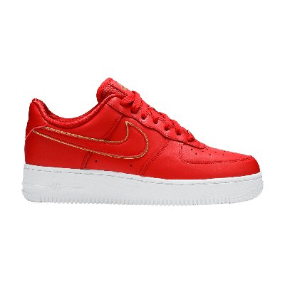 Pre-owned Nike Wmns Air Force 1 Low 'red Gold Swoosh'