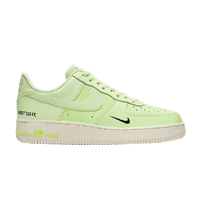 Pre owned Nike Air Force 1 Low just Do It Barely Volt In Green