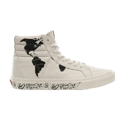 Pre-owned Vans Save Our Planet X Sk8-hi Reissue 'white Black'