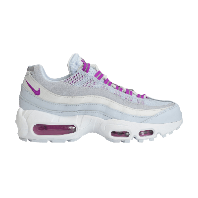 Pre-owned Nike Wmns Air Max 95 'grey Hyper Violet'