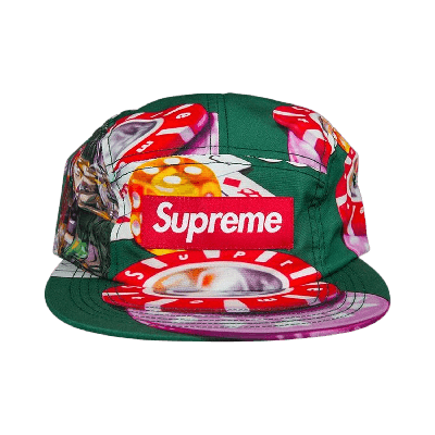 Pre-owned Supreme Casino Camp Cap 'green'