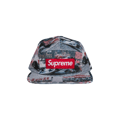 Pre-owned Supreme Grand Prix Camp Cap 'multi' In Multi-color
