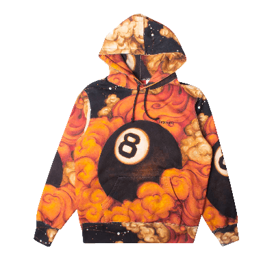 Pre-owned Supreme Martin Wong 8-ball Hooded Sweatshirt 'multi' In Multi-color