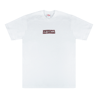 Pre-owned Supreme X Swarovski Box Logo T-shirt 'white'
