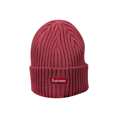 Pre-owned Supreme Overdyed Ribbed Beanie 'magenta' In Purple