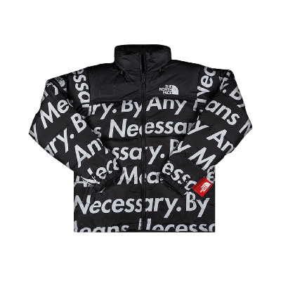 Pre-owned Supreme X The North Face By Any Means Nuptse Jacket 'black' |  ModeSens