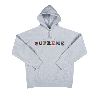 Pre-owned Supreme The Most Hooded Sweatshirt 'ash Grey'