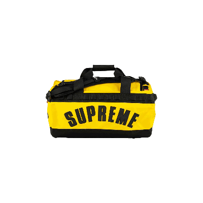Pre-owned Supreme X The North Face Arc Logo Small Base Camp Duffle Bag 'yellow'