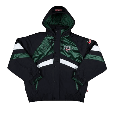 Pre-owned Supreme X Nike Hooded Sport Jacket 'green'
