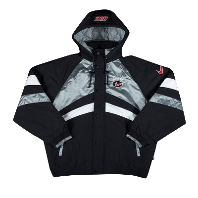 Pre-owned Supreme X Nike Hooded Sport Jacket 'silver'