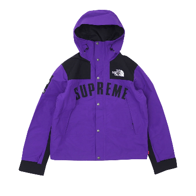 Pre-owned Supreme X The North Face Arc Logo Mountain Parka 'purple'