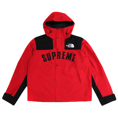 Pre-owned Supreme X The North Face Arc Logo Mountain Parka 'red'