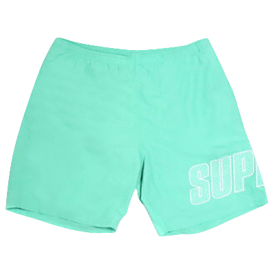 Logo appliqué water store short