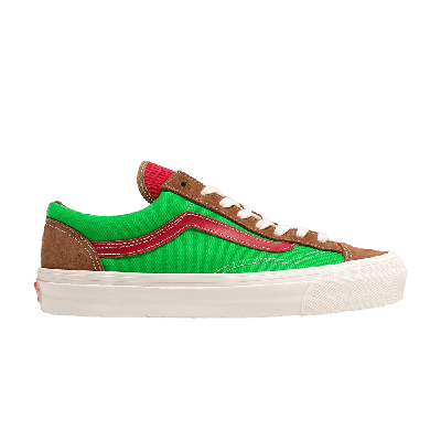 Pre-owned Vans Og Style 36 Lx 'red Green'