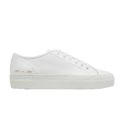 Pre-owned Common Projects Wmns Tournament Low 'super Sole - White'