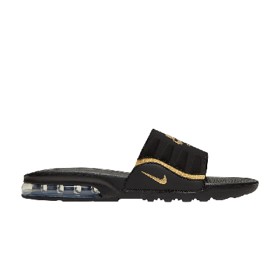 Pre-owned Nike Wmns Air Max Camden Slide 'black Metallic Gold'