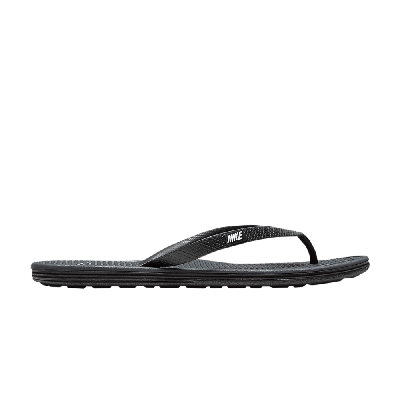 Pre-owned Nike Solarsoft 2 Flip Flop 'black'