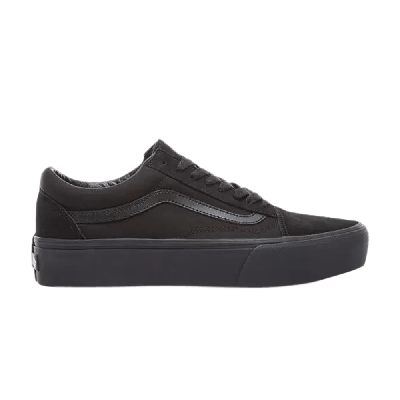 Pre-owned Vans Wmns Old Skool Platform 'black'