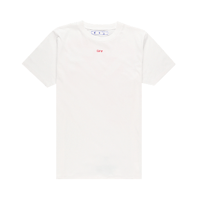 Pre-owned Off-white Stencil Short-sleeve Slim Tee 'white/red'