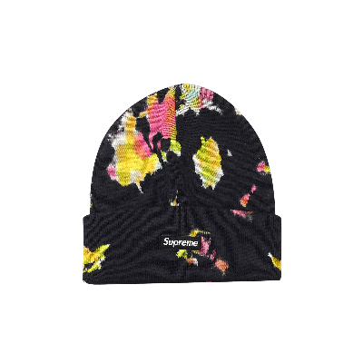 Pre-owned Supreme Splatter Dyed Beanie 'black'