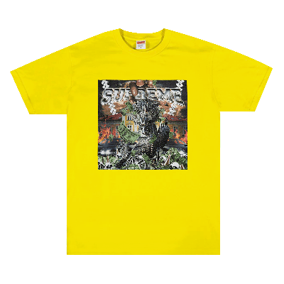 SUPREME Pre-owned Dragon Tee 'sulfur' In Yellow