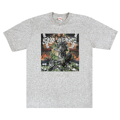 Pre-owned Supreme Dragon Tee 'heather Grey'