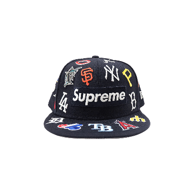 Pre-owned Supreme X Mlb X New Era Hat 'navy' In Blue | ModeSens