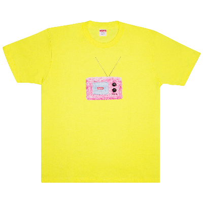 Pre-owned Supreme Tv Tee 'bright Yellow'